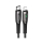 Kabel USAMS Kabel pleciony C/Lightning Smart Power-off 20W 1,2m czarny